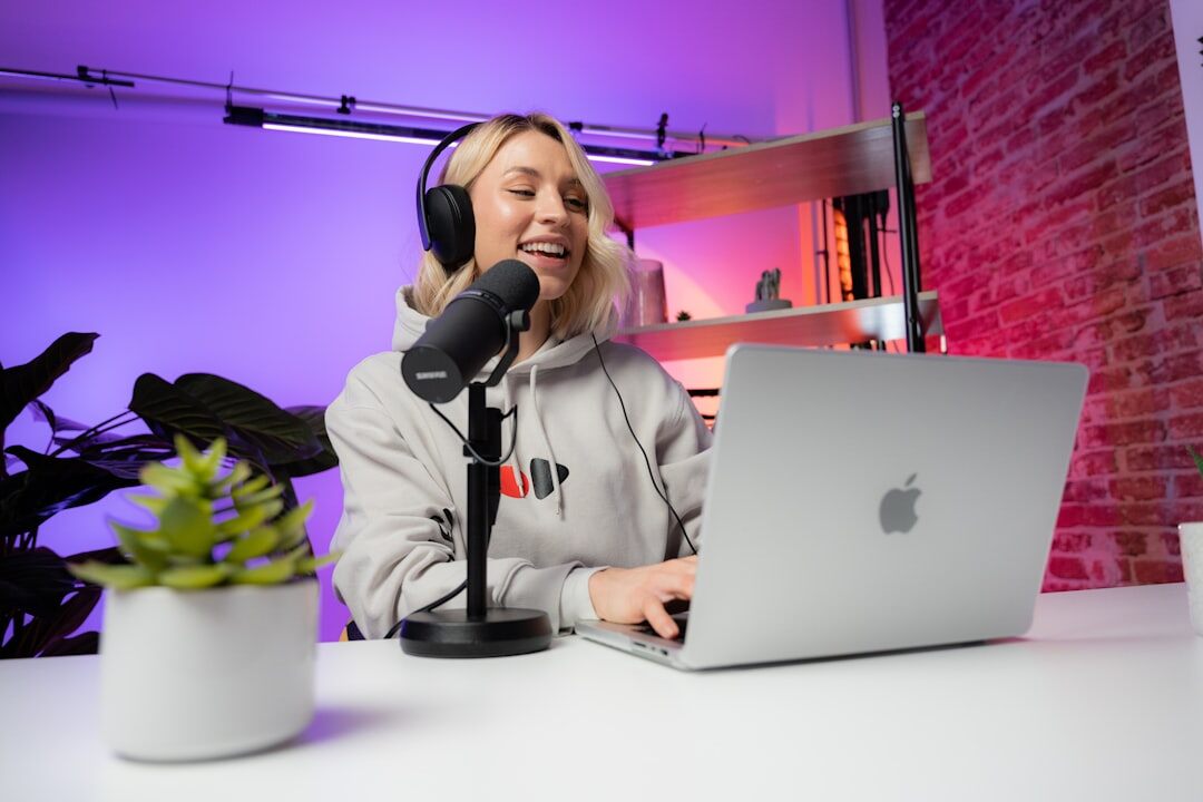 corporate podcast recording