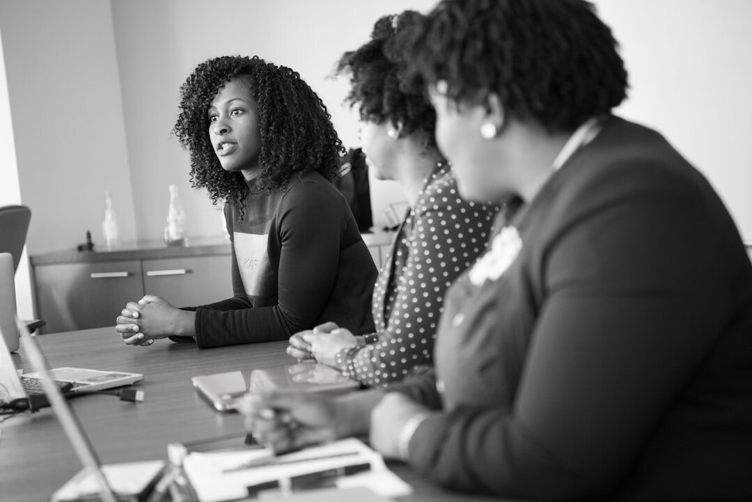 diverse business team brainstorming