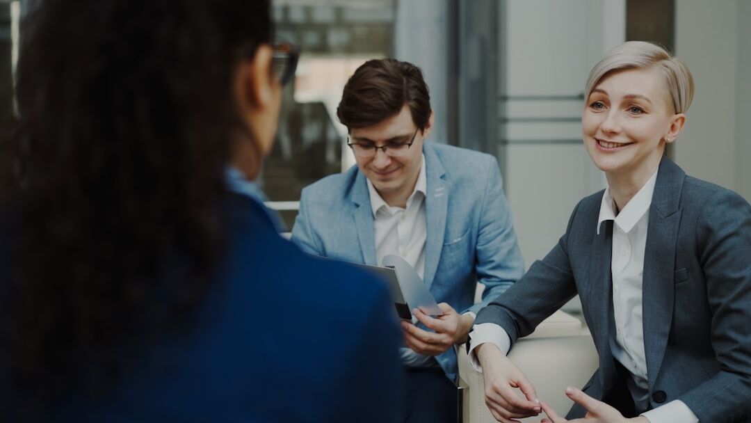 business professionals networking