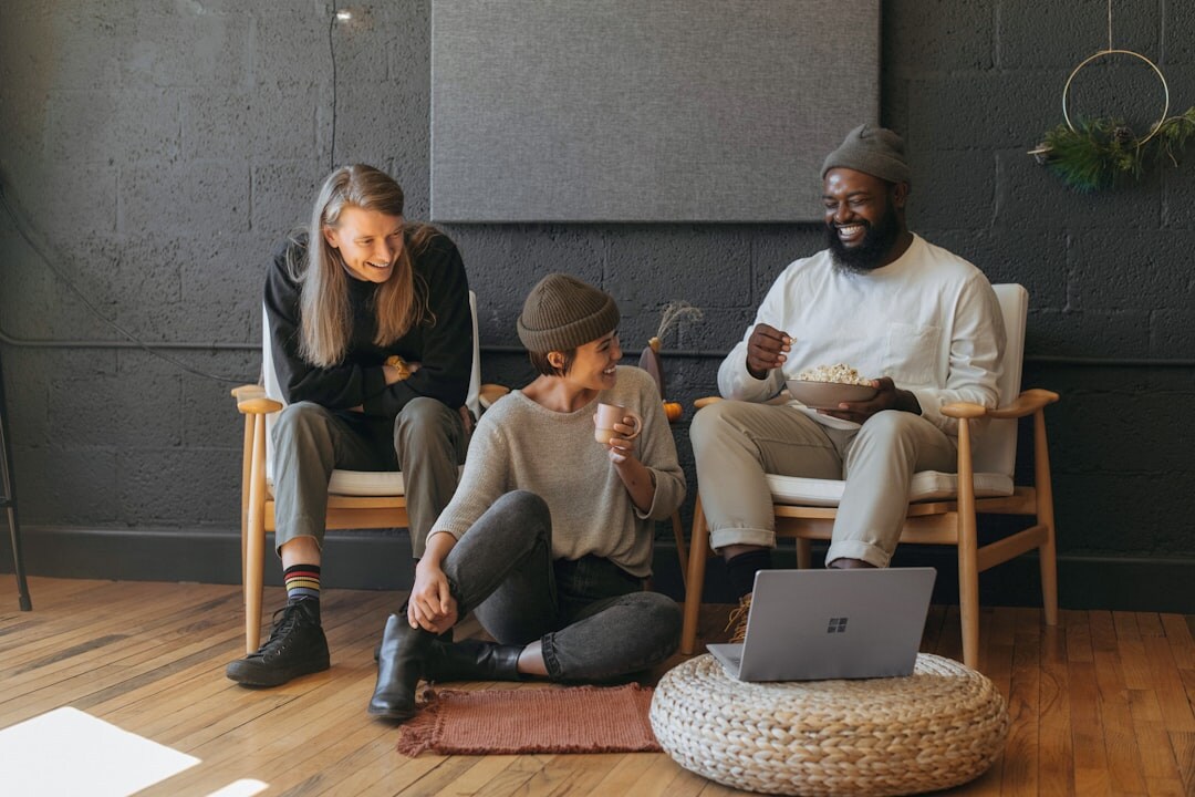 diverse team podcast discussion